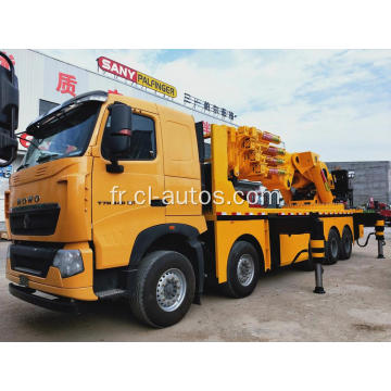 Sinotruk Howo 8x6 14weels Truck 150 tonnes Camion monté Crane Crane